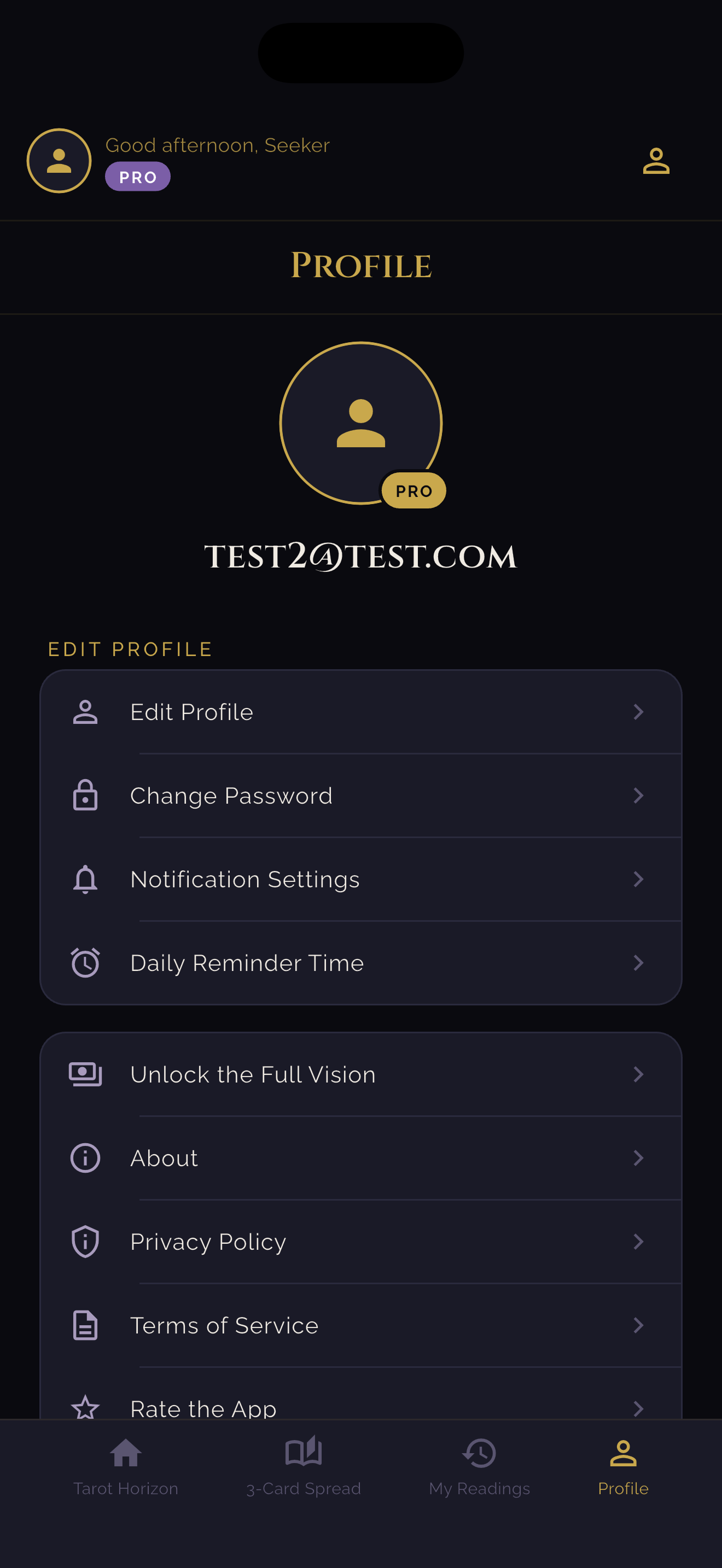 Tarot Horizon Screenshot 4