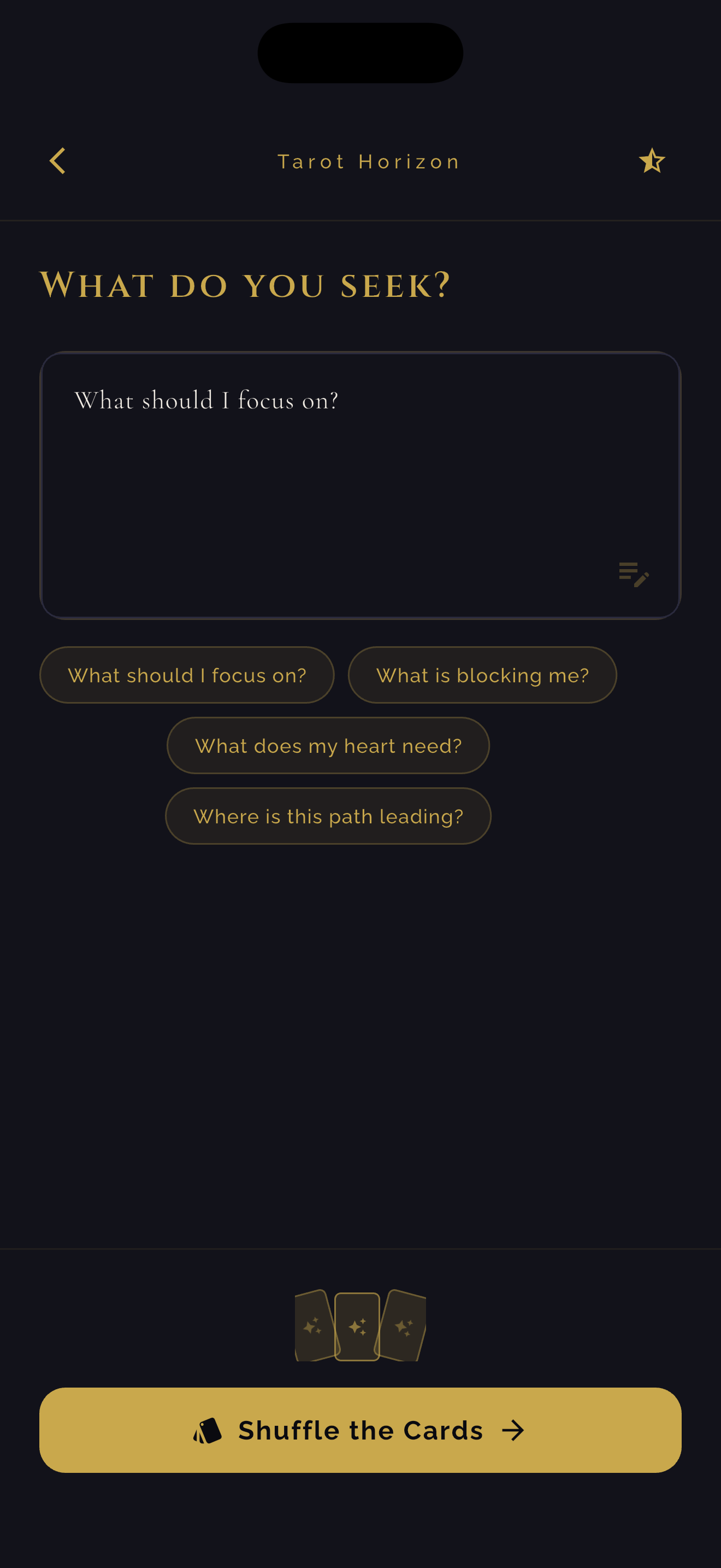 Tarot Horizon Screenshot 5